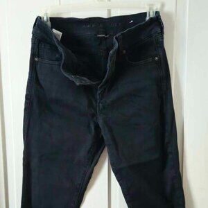 American Eagle Ankle Crop Black Jeans 16R